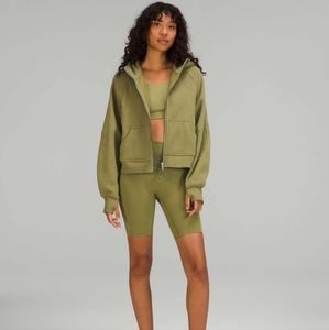 NWT Lululemon Scuba Oversized Full-Zip Bronze Green